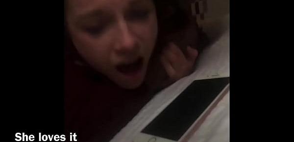  College white girl gets fucked hard by black dick compilation part 1